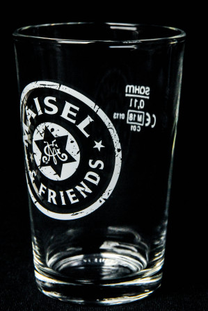 Maisels Weisse Glas / Gläser, Weissbierglas, Probierglas, Empfangsglas, Willibecher 0,1l Maisel & Friends