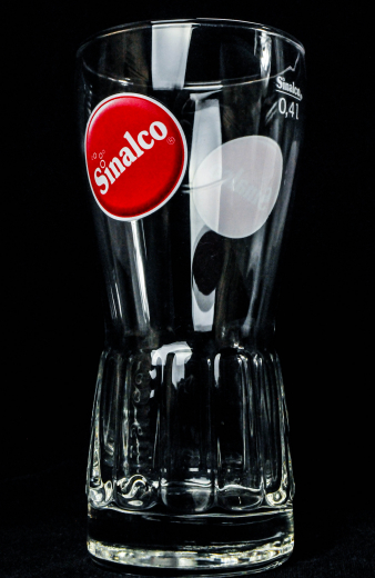 Sinalco Limonade Glas / Gläser, Amsterdam 0,4l Relief Glas