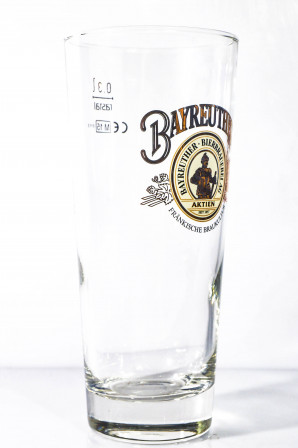 Bayreuther Brauhaus, glass / glasses Frankonia beer glass, Willibecher 0.3l