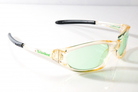 Heineken Bier, Brille, Sport Sonnenbrille, UV 400 Protection, Ausführung Heineken Style Green Edition