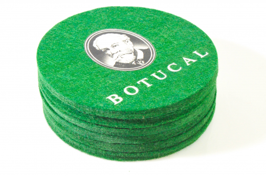 Botucal Rum Untersetzer grün 6er Set Filz runde Ausführung