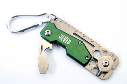 Jever Bier, 9 in 1 Outdoor Multitool 2021, Schlüsselanhänger Karabiner Camping, Fahrrad Werkzeug