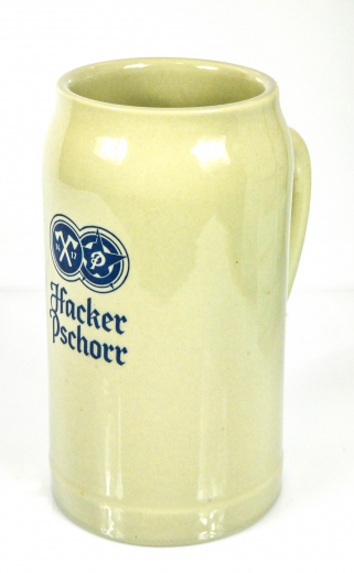 Hacker-Pschorr, Bierseidel, Bierkrug, Tonkrug 1,0l Bierglas Gläser