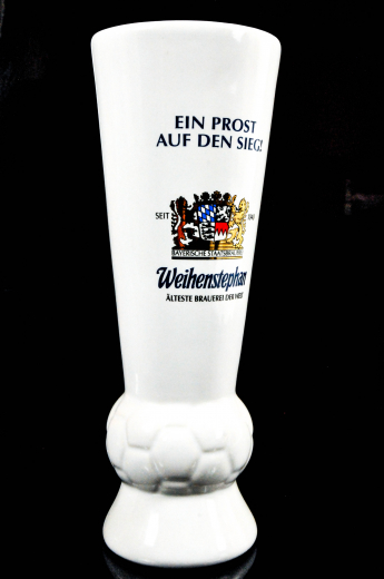 Weihenstephan beer, ceramic football Editions mug 0.5l glass / glasses Prost 2005