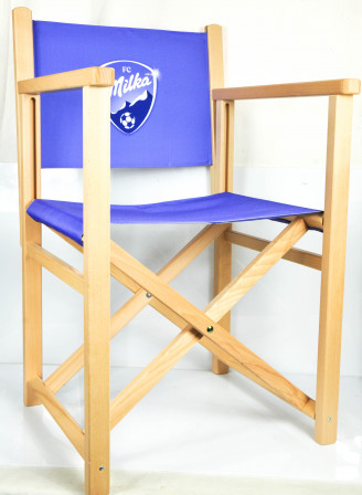Milka Schokolade, real beech wood, directors chair, garden chair, folding chair, very stable