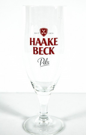 Haake Beck Bier, Glas / Gläser Bierglas, Pokalglas 0,4l Ritzenhoff