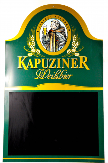 Kapuziner beer, chalkboard writing board chalckboard display