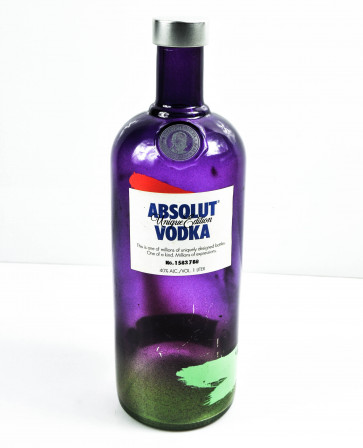 Absolut Vodka, Echtglas Dekoflasche Showbottle 1,0l UNIQUE EDITION 1583788