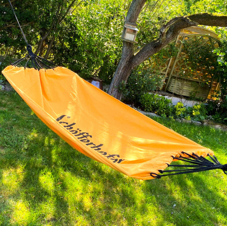 Schöfferhofer Weizenbier, XXL Outdoor Leinen Hängematte Single Natura mit Tragetasche