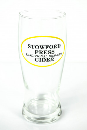 Stowford Press Cider, Glas / Gläser Irish Cider half Pint Ciderglas 0,25 l TD