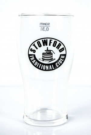 Stowford Press Cider, Glas / Gläser Irish Cider half Pint Ciderglas 0,3 l TC
