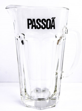 Passoa Passion Drink Likör, 1,5l Relief Pitcher / Krug / Ausgiesser / Glas / Gläser
