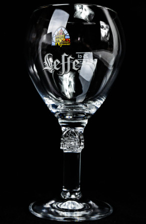 Leffe Bier, Bierglas, Tasting Glas, Gläser 0,5l Abbaye de Abbij vav Relief