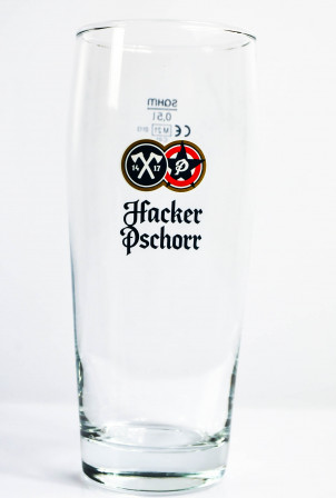 Hacker Pschor beer, glass / glasses beer glass / beer glasses Williglas 0.5l