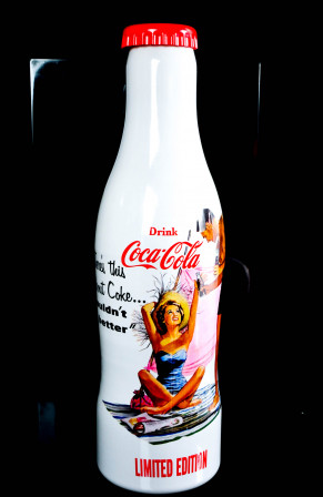 Coca Cola, 5L XXL Echtglas Dekoflasche / Zierflasche Limited Edition USA!!