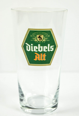 Diebels Altbier, Glas / Gläser Retro-Glas Willibecher 0,3l