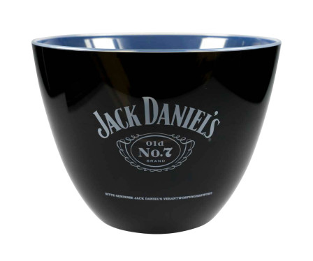 Jack Daniels Flaschenkühler, Eiswürfelbehälter, Eisbox, sehr hochwertig Acryl JD Bowl