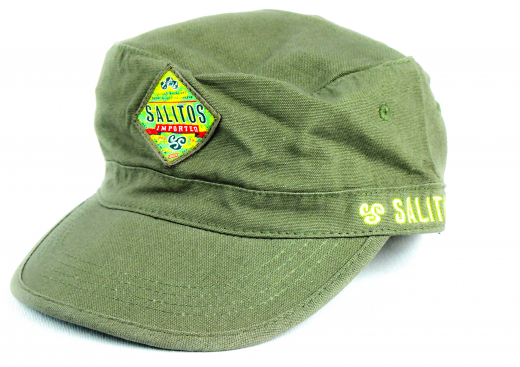 Salitos Bier, Army-Cap, Baseballcap, Schirmmütze Salitos, olivgrün