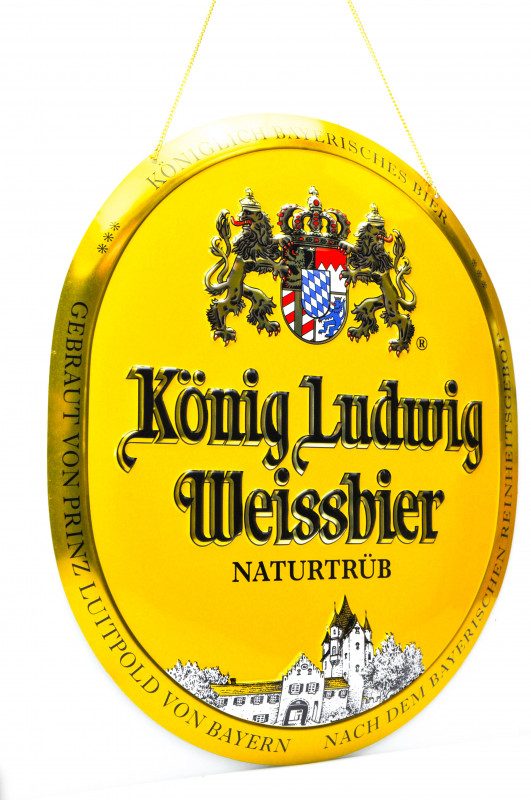 Konig Ludwig Weissbier Blechschild Werbeschild An Ket