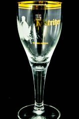 Köstritzer Schwarzbier Glas, Gläser, Bierglas, Biergläser, Pokal, Goldrand 0,2l