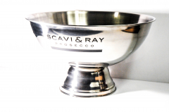Scavi & Ray Champagnerkühler, Flaschenkühler, Sektkühler, Edelstahl Bowl