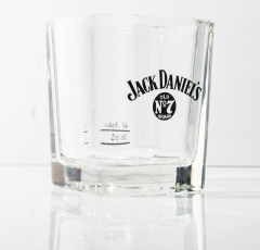 Jack Daniels glass / glasses, whiskey glass, tumbler, No 7, heavy square version
