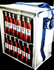 Pepsi Cola Light Kühltasche, Kühlbox, Kühlschrank Optik, faltbar
