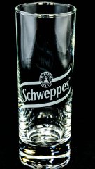 Schweppes Vodka Lemon Glas / Gläser, Longdrinkglas, 0,2l, weisses Logo