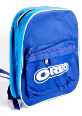 Oreo cookie backpack, school bag with several pockets and zipper