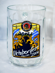 Paulaner Sammelkrug, Bierkrug, Krug, Glas, Maß, Oktoberfest München 2006
