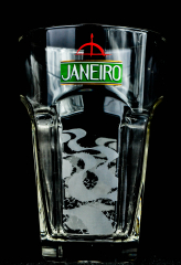 Janeiro Cachaca Glas / Gläser, Cocktailglas, Longdrinkglas, unten eckig oben rund