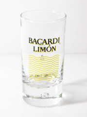 Bacardi Rum Limon Glas / Gläser, Stamper, Shotglas, Schnapsglas