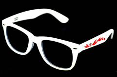 Southern Comfort Sonnenbrille, weiß, UV 400 Logo