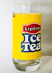 Lipton Ice Tee Trinkglas, Iceteeglas, Saftglas gelb, Rastal