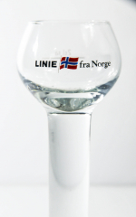 Linie Aquavit Norge Glas / Gläser, Aquavitglas, Designglas, Kümmel Stamper