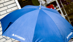 Hyundai Heavy Industries, Regenschirm, Navy Blue, 90 x 90cm