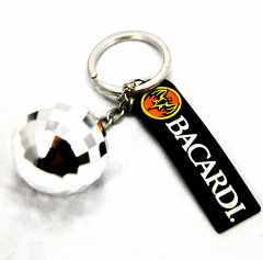Bacardi Rum, bat keychain disco ball