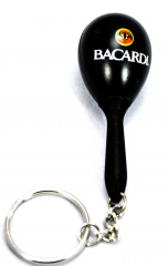 Bacardi Rum, bat key ring rattle