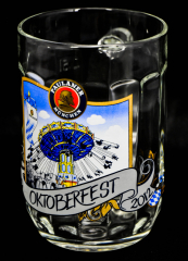 Paulaner Oktoberfest München 2012, Sammel Krug Glas 0,5l, Bierseidel