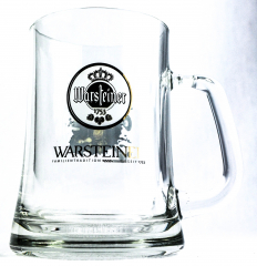 Warsteiner Bier Brauerei Sammelkrug Seidel, Bierglas / Gläser 0,3 l, Gitarre