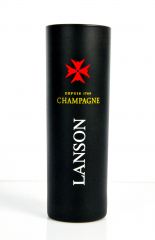 Lanson Champagner, Highball Longdrinkglas 0,1l, schwarz satiniert.