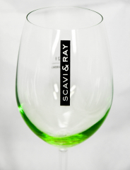 Scavi & Ray balloon glass, cocktail glass glass / glasses Hugo Leonardo, green effect