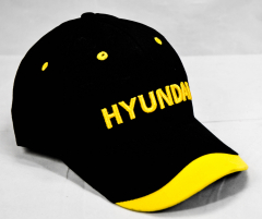 HYUNDAI HEAVY INDUSTRIES BASEBALL-CAP, SCHWARZ/GELB