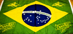 Canario Cachaca, Banner, Flagge, Fahne, Horizontal, Brazil Grün