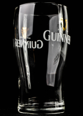 Guinness Beer Glas / Gläser, Bierglas mit Doppel Logo 0,3l