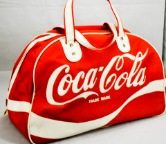 Original Coca Cola Sporttasche, 70/80er Jahre, für die kleine Sportausrüstung