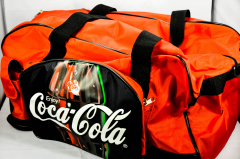 Original Coca Cola Sporttasche, Tasche, Nylon/PVC, 50x30x25 cm