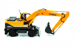 Hyundai Heavy Industries model shovel excavator ROBEX 210 W-9, 1:40, in original packaging