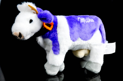 Milka chocolate, plush cow, cuddly toy, stuffed animal Medium-sized version
