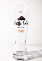 Schöfferhofer Bier Glas / Gläser, Weissbier / Weizenbier Glas 0,5l (orange)